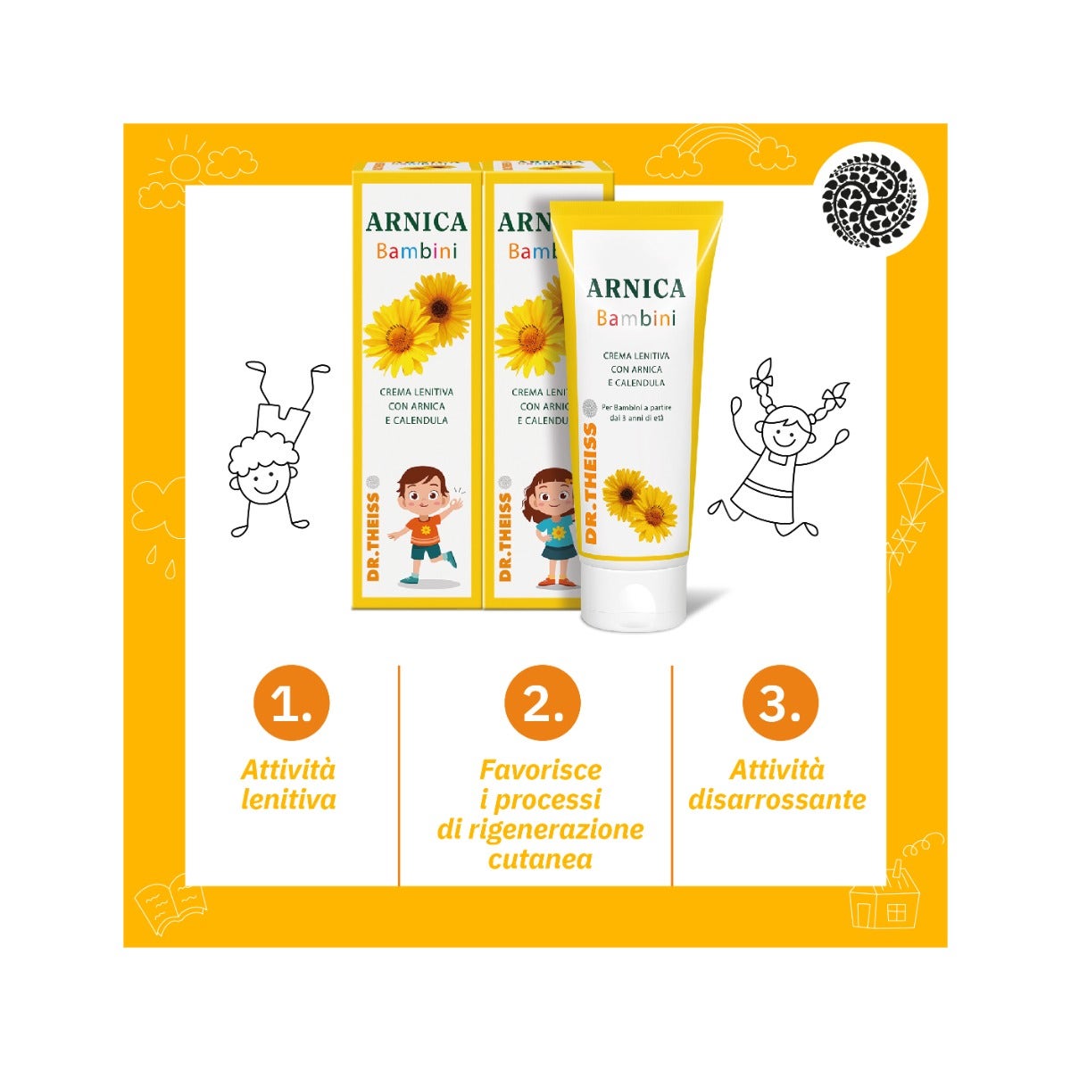 Dr Theiss Crema Arnica Bambini 100ml-4
