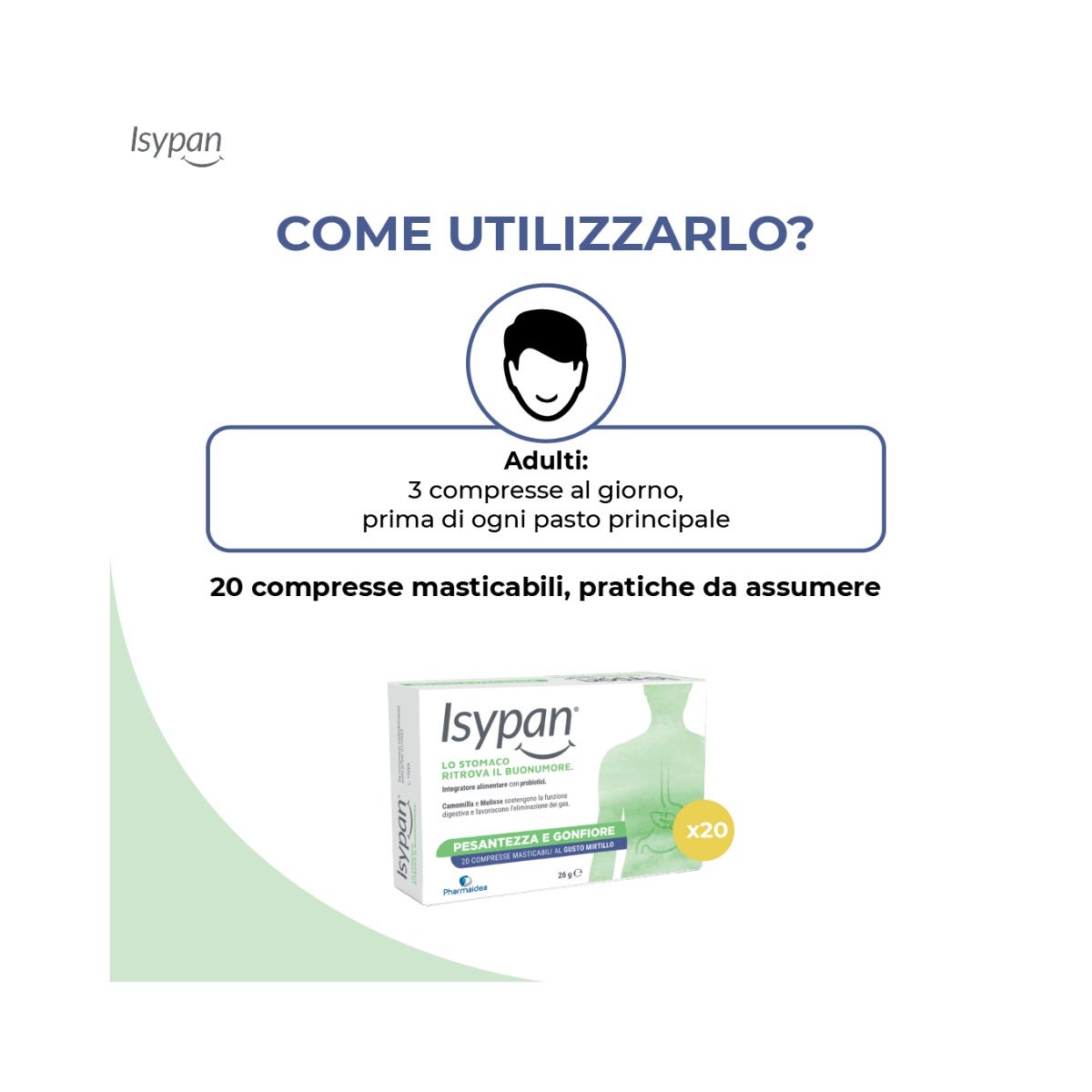 Isypan Pesantezza E Gonfiore 20 Compresse-2