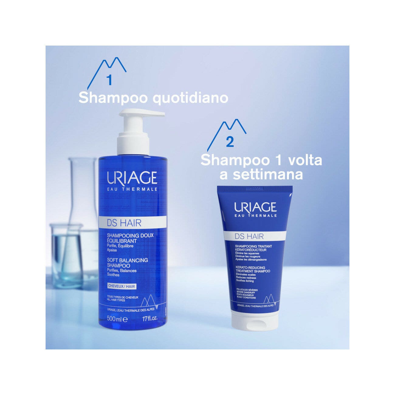 Uriage DS Hair Shampoo Trattamento Cheratoriduttore 150ml-10