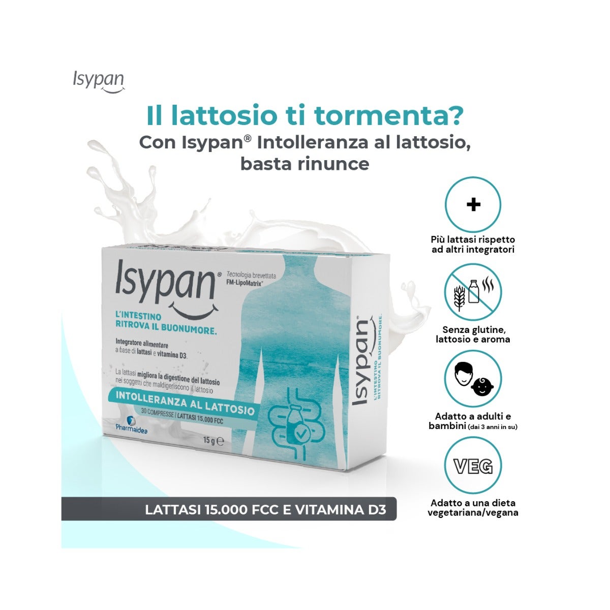 Isypan Intolleranza Lattosio 30 Compresse-0