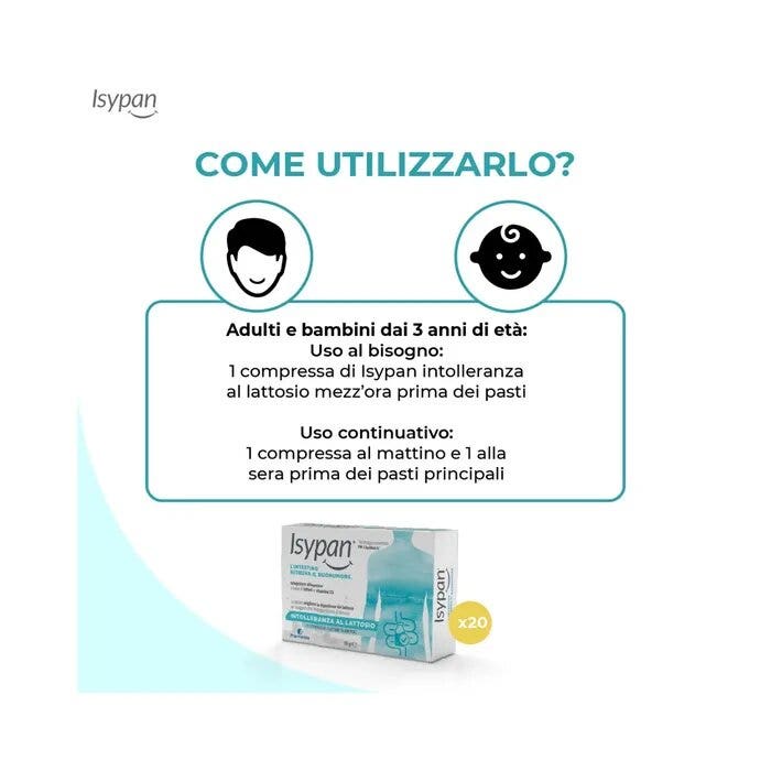Isypan Intolleranza Lattosio 30 Compresse-6