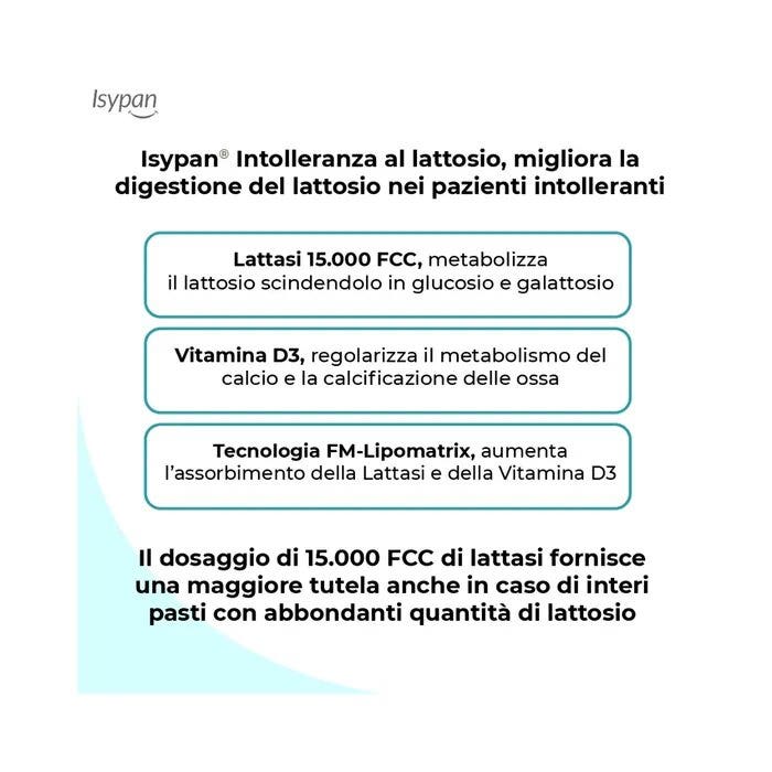 Isypan Intolleranza Lattosio 30 Compresse-7