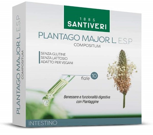 Santiveri Plantago Major L. E.S.P. 10 Fiale da 10 ml
