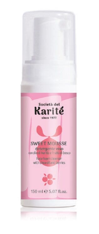Karité Sweet Mousse Detergente Viso 150ml-1