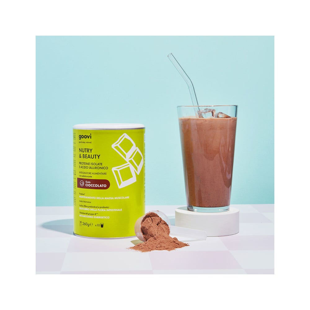 Goovi Nutry&Beauty Proteine In Polvere Cioccolato 260g-4