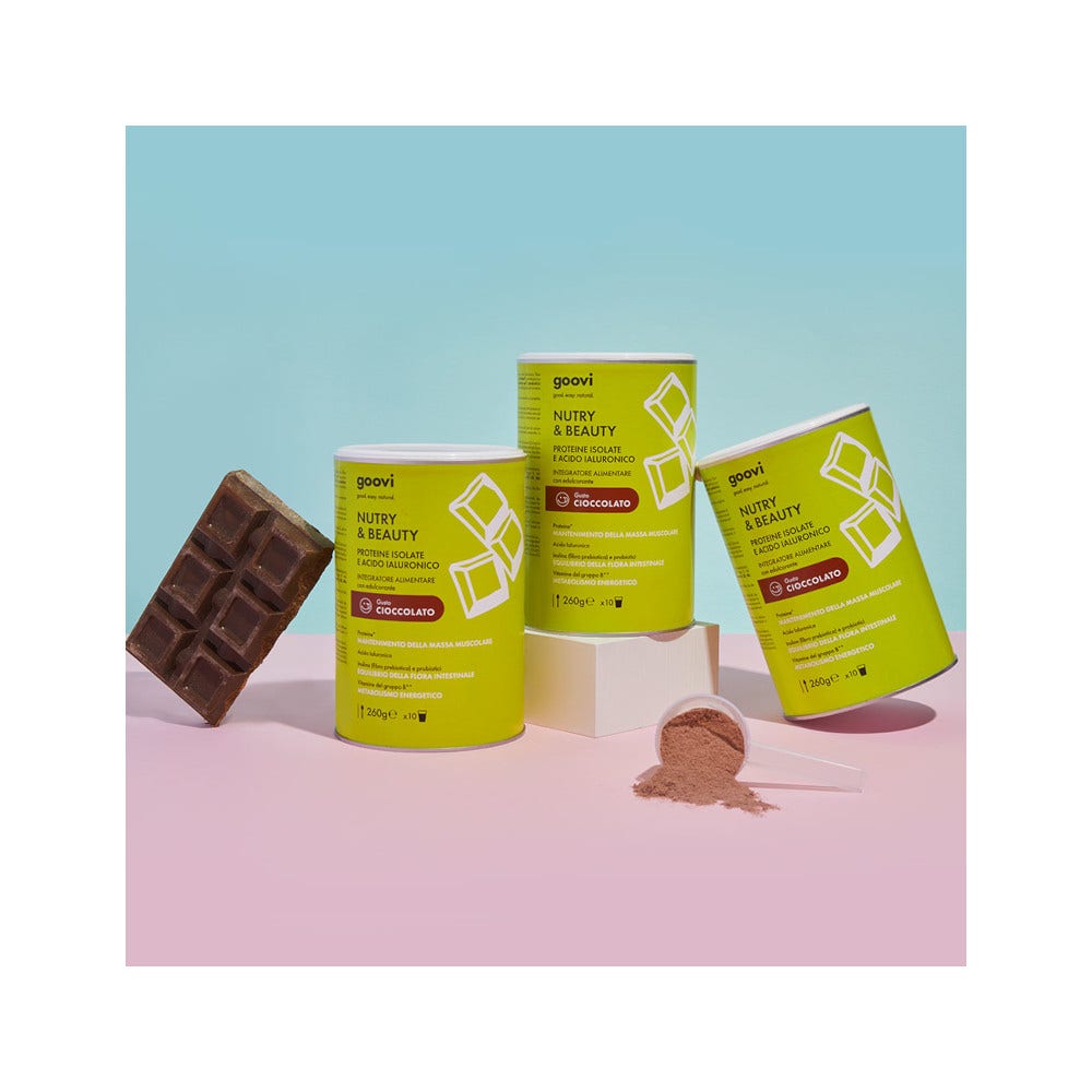 Goovi Nutry&Beauty Proteine In Polvere Cioccolato 260g-5