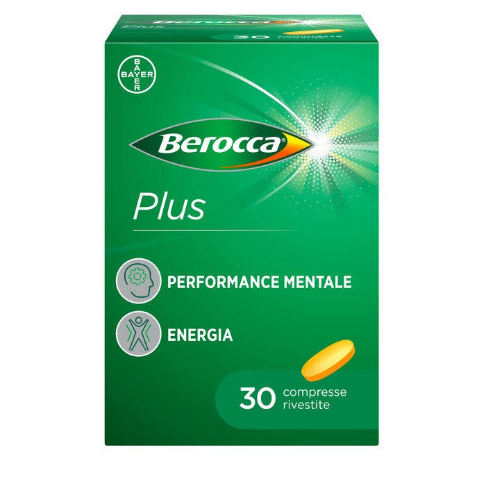 Berocca Plus Integratore Vitamine e Minerali per Energia, Concentrazione e Memoria, 30 Compresse-8