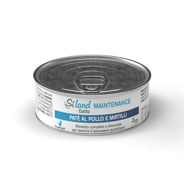 Siland Maintenance Cibo Umido Patè Pollo/Mirtilli Gatti Adulti 85g-2