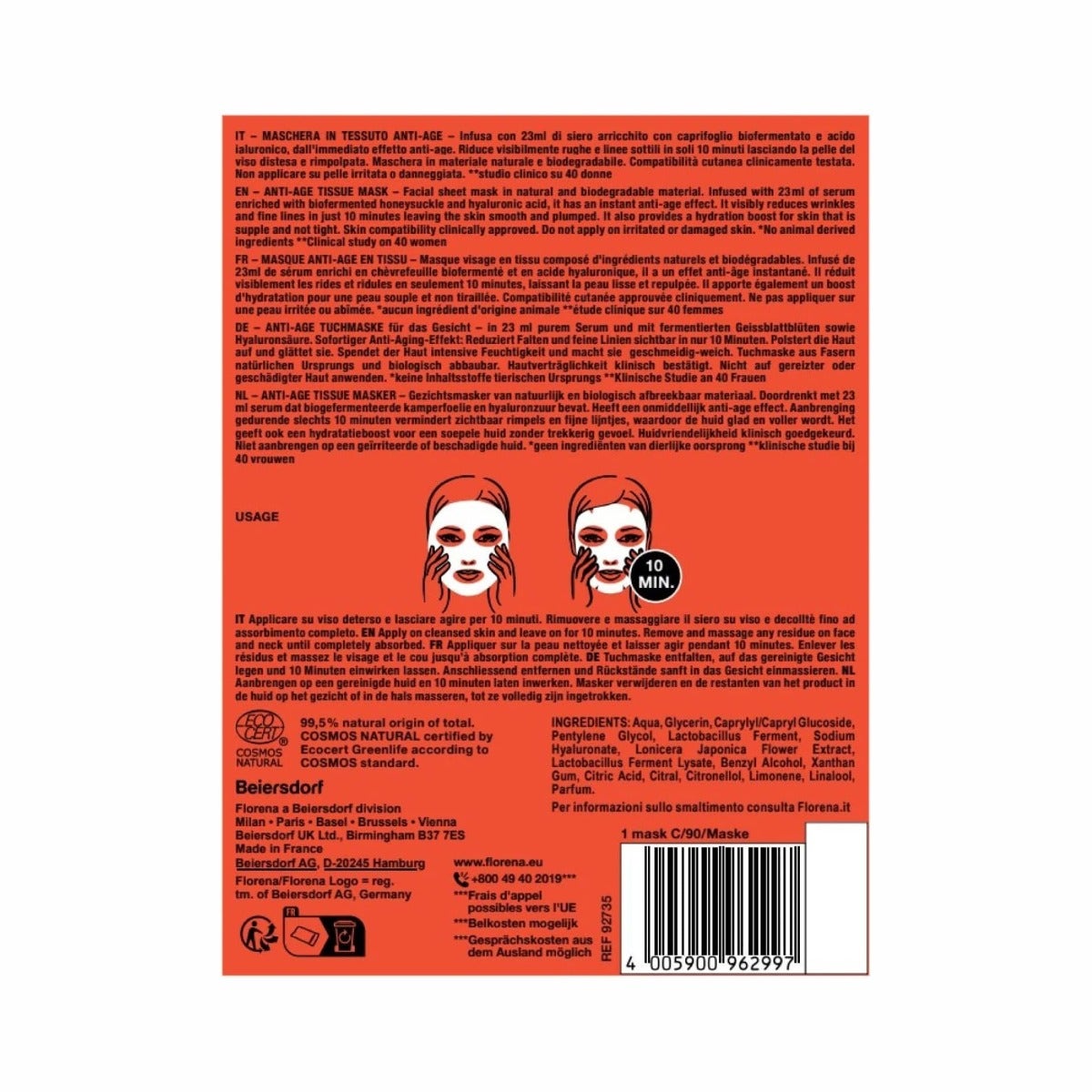 Florena Maschera Tessuto Anti-Age -2