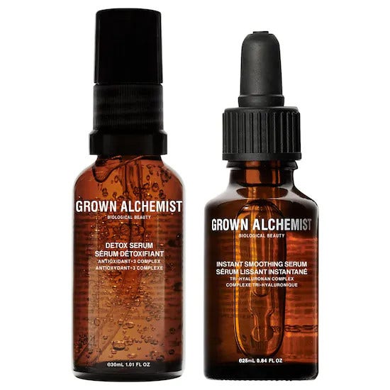 Grown Alchemist Power Couple Kit Detox Serum 30ml + Instant Smoothing Serum 25ml-3