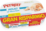 Petreet Vellutate Pollo Cibo Umido Gatto Adulto 6x70g-1