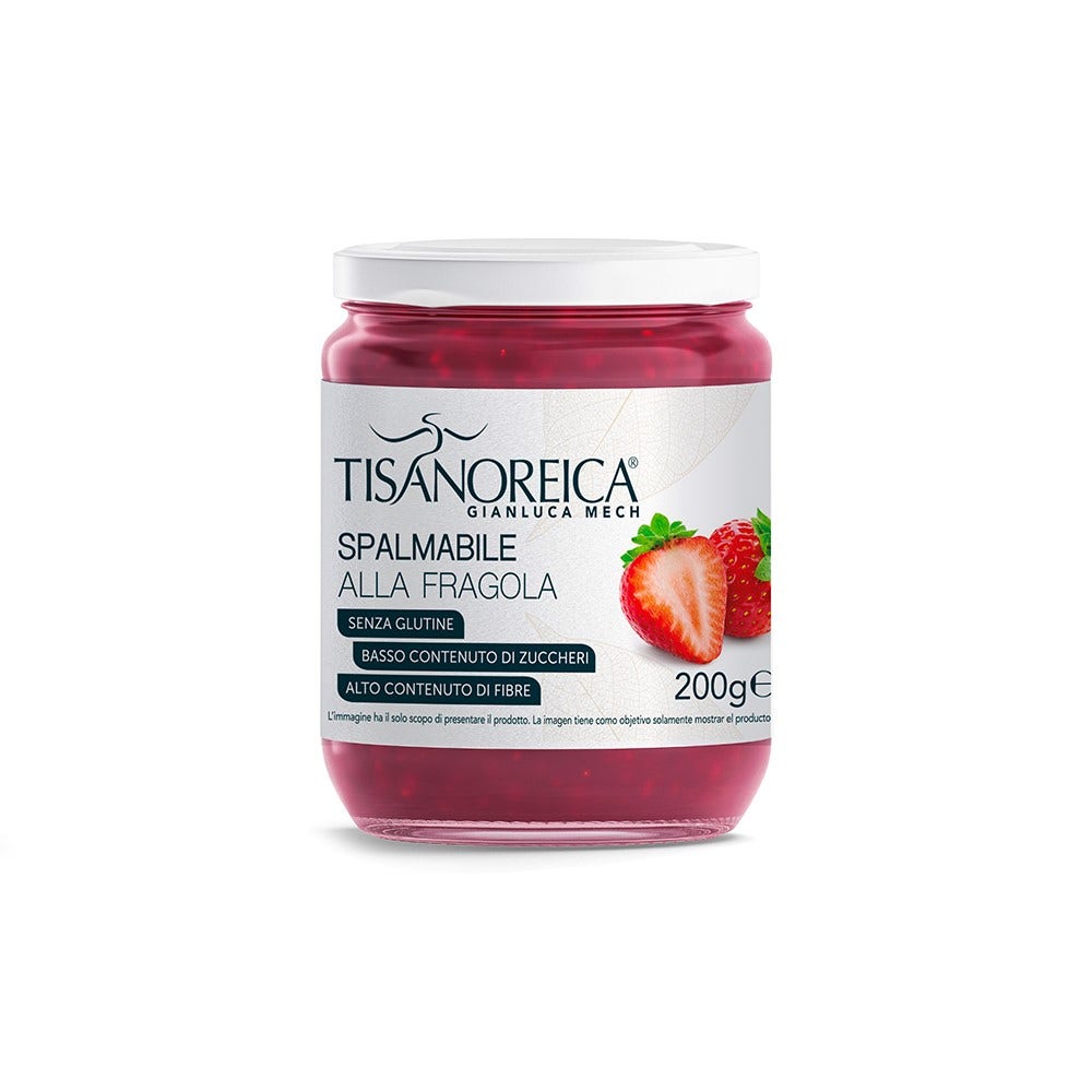 Gianluca Mech Tisanoreica Spalmabile alla Fragola 200g-2