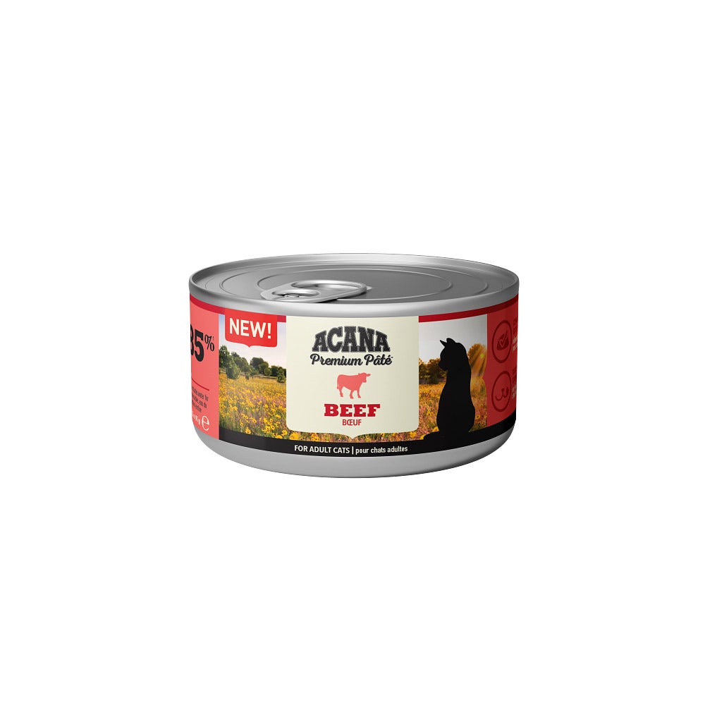 Acana Umido Gatto Premium Paté Con Manzo Lattina 85gr-4