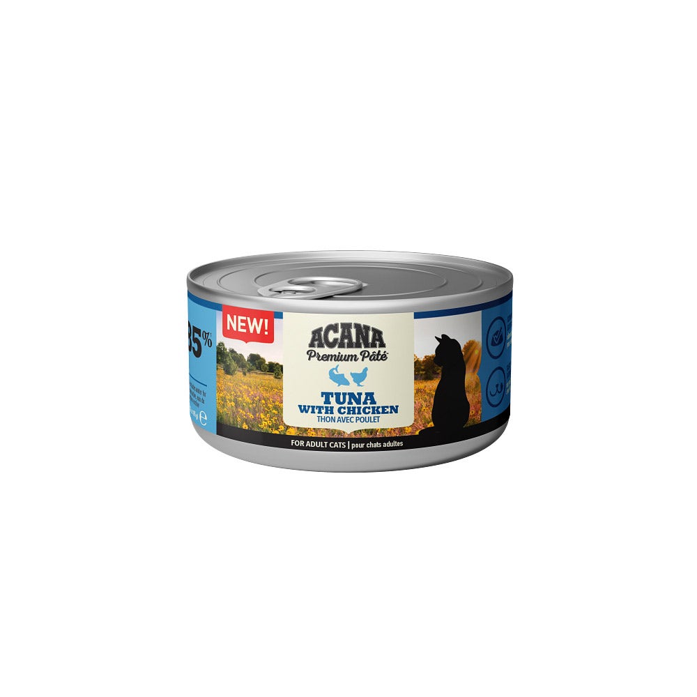 Acana Umido Gatto Premium Paté Tonno con Pollo Lattina 85gr-4