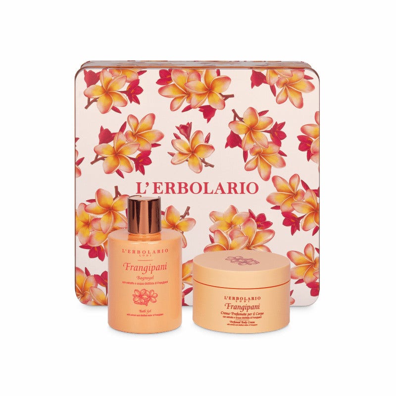 L'Erbolario Cofanetto Frangipani Bagnogel 300ml + Crema Corpo 200ml-1