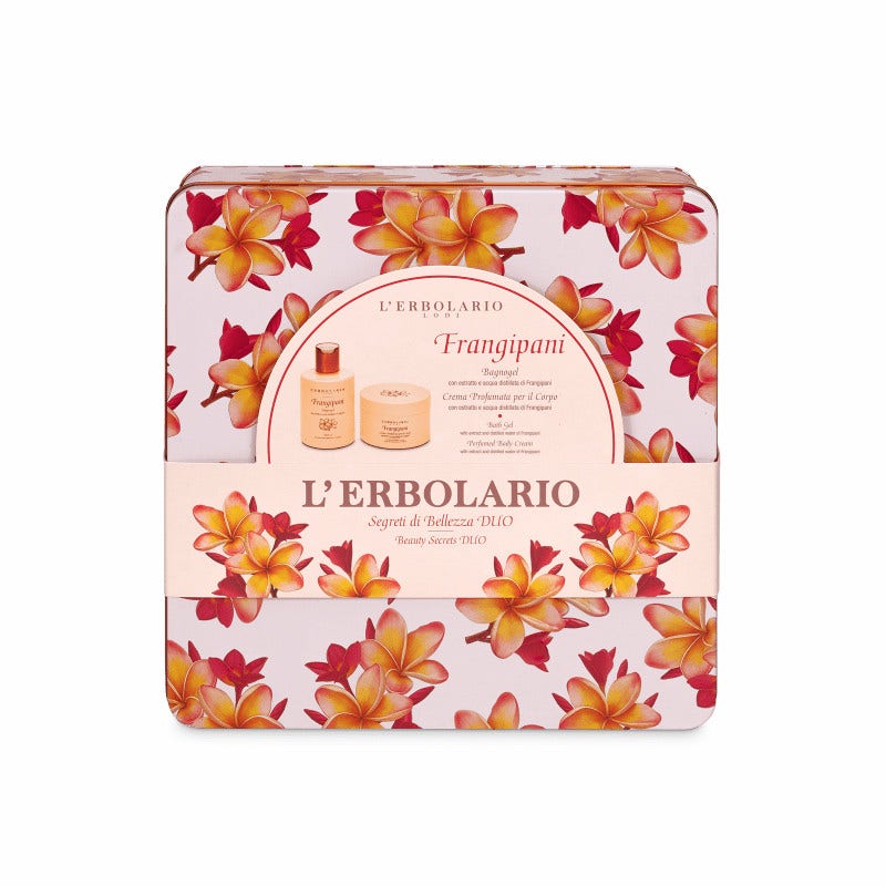L'Erbolario Cofanetto Frangipani Bagnogel 300ml + Crema Corpo 200ml-3