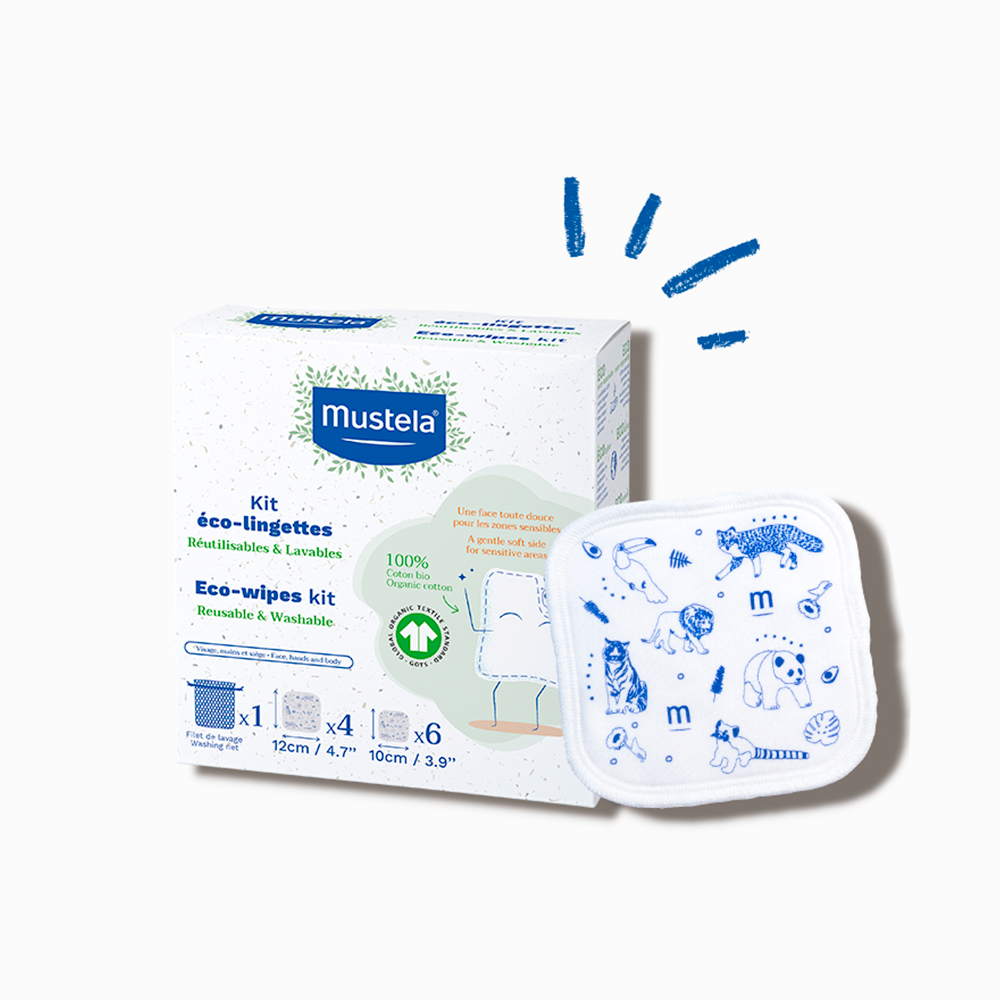 Mustela Kit Salviette Riutilizzabili 10 Pezzi-4