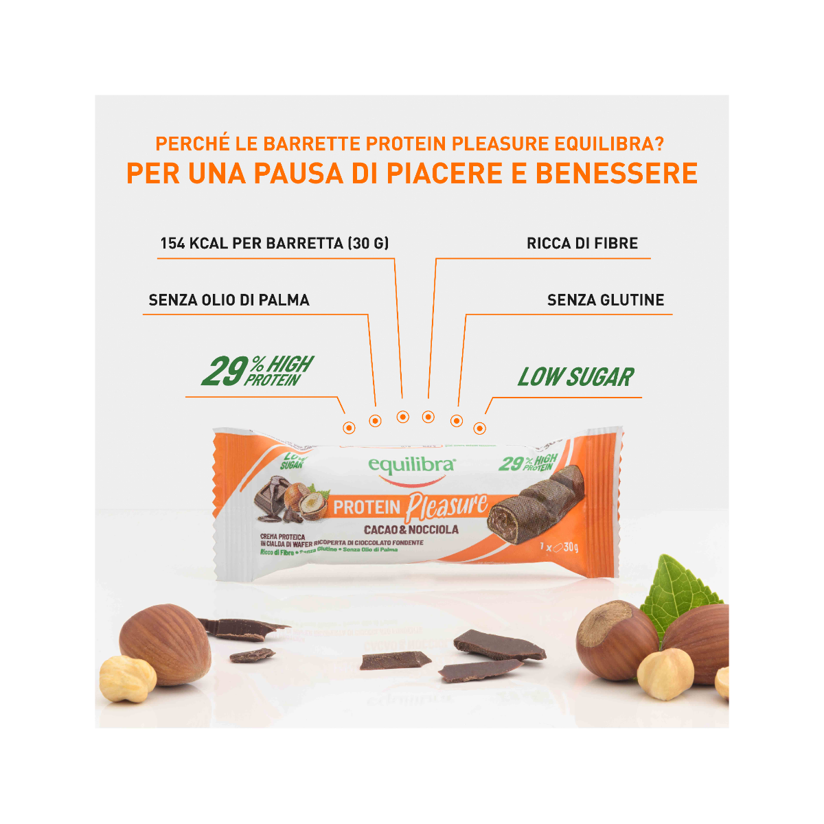 Equilibra Crock Cacao&Nocciola 1 Barretta Proteica-4