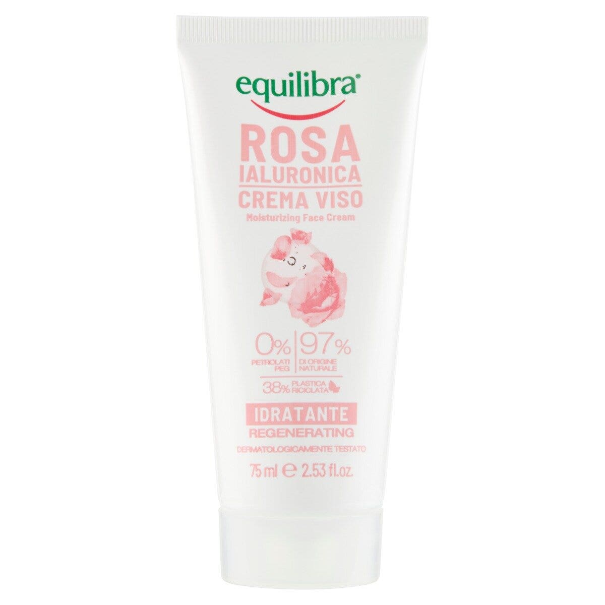 Equilibra Viso Rosa Ialuronica Crema Viso Idratante 75ml-5