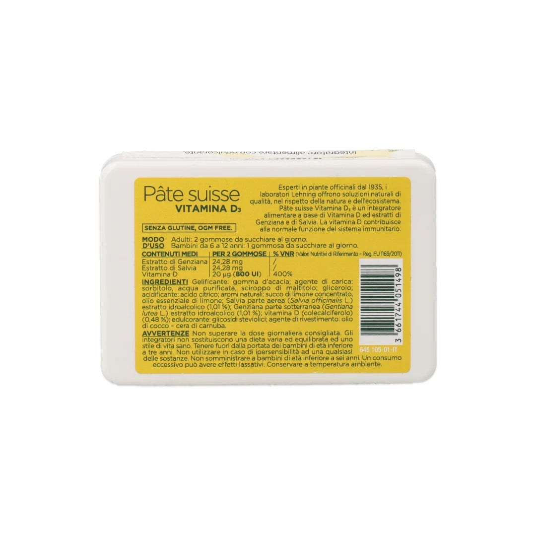 Pate Suisse Vitamina D 40 Compresse-3