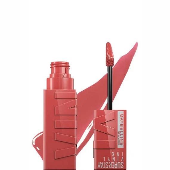 Maybelline New York Super Stay Vinyl Ink Rossetto Liquido Colore 15 Peachy-2