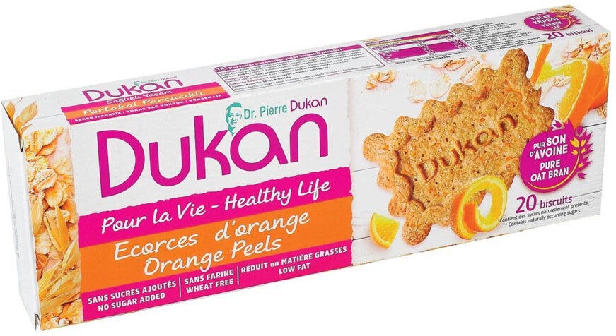 Dukan Biscotti Aromatizzati Alla Bucca D'Arancia 140g-3