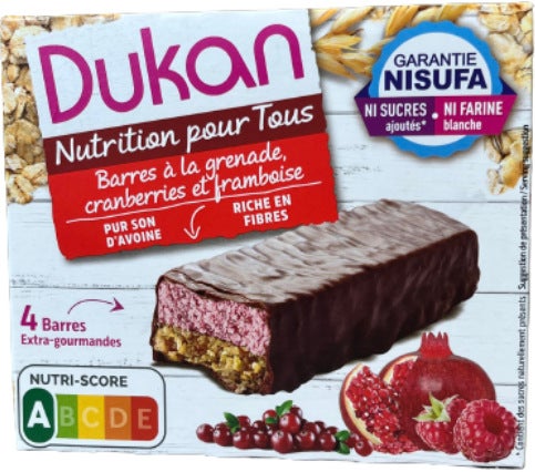 Dukan Barrette Ai Frutti Rossi 4x30g-1