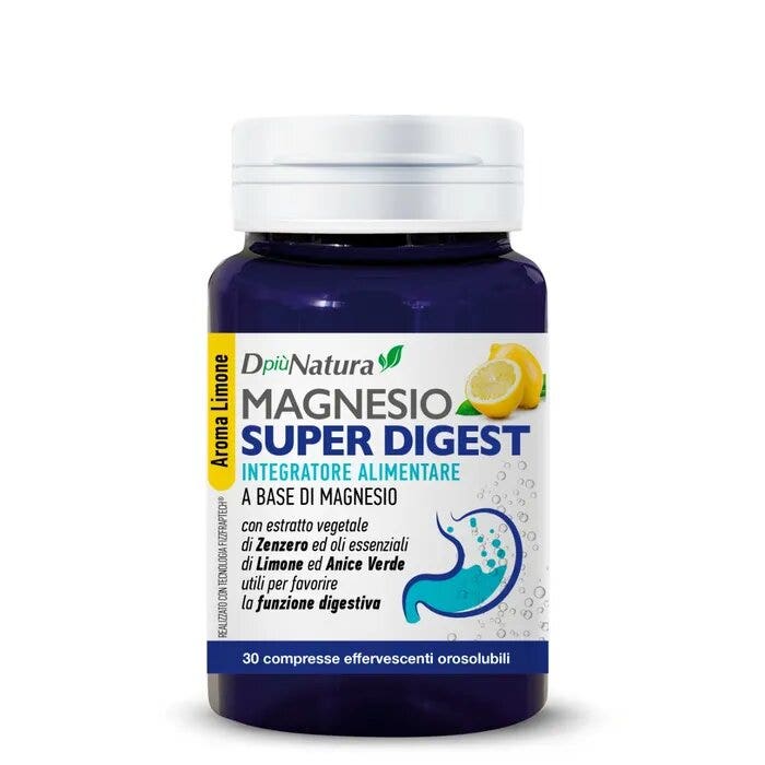 DpiùNatura Magnesio Super Digest Integratore 30 Compresse-2