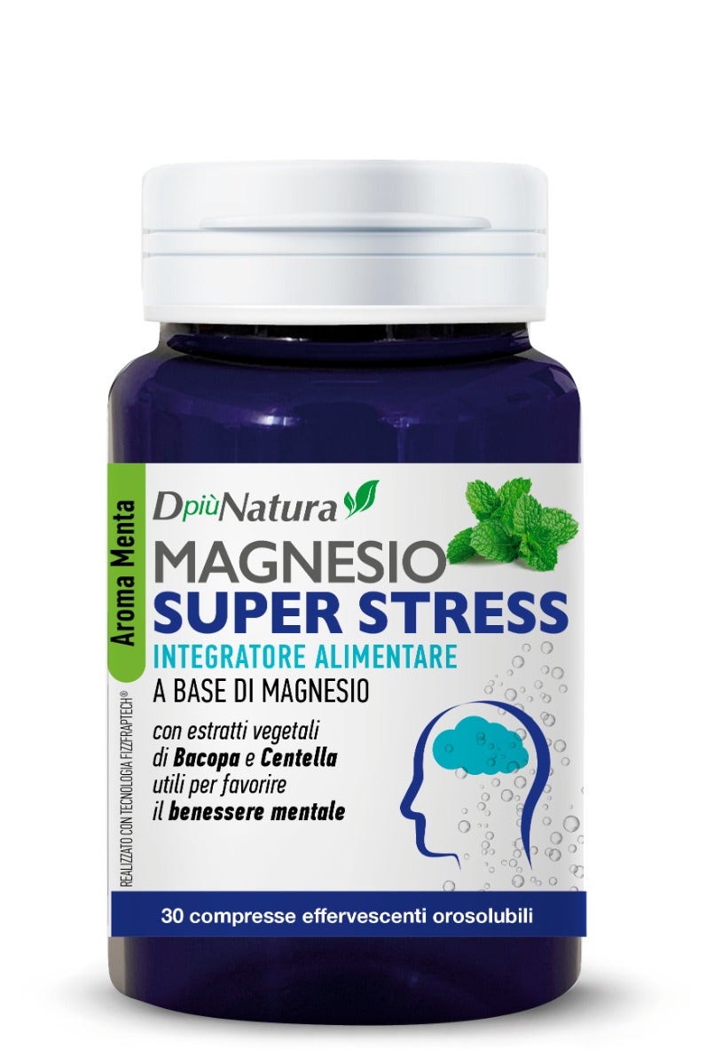 DpiùNatura Magnesio Super Stress Integratore 30 Compresse-1