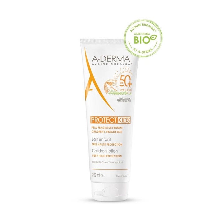A-Derma Duo Protect Kids Bambino SPF50+ 250ml + Exomega Oil Control 100ml-1