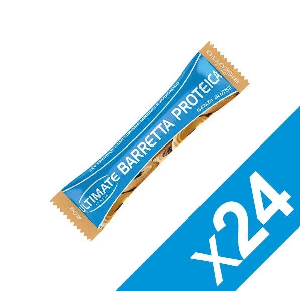 Ultimate Barretta Proteica Gusto Biscotto 24 Pezzi-1