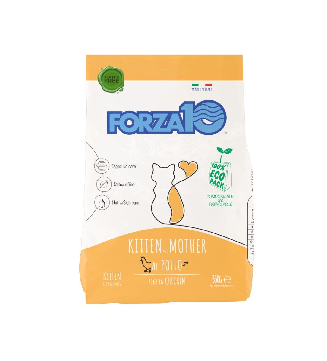Forza10 Maintenance Kitten And Mother Crocchette Al Pollo Per Gattini Sacco 350g-2