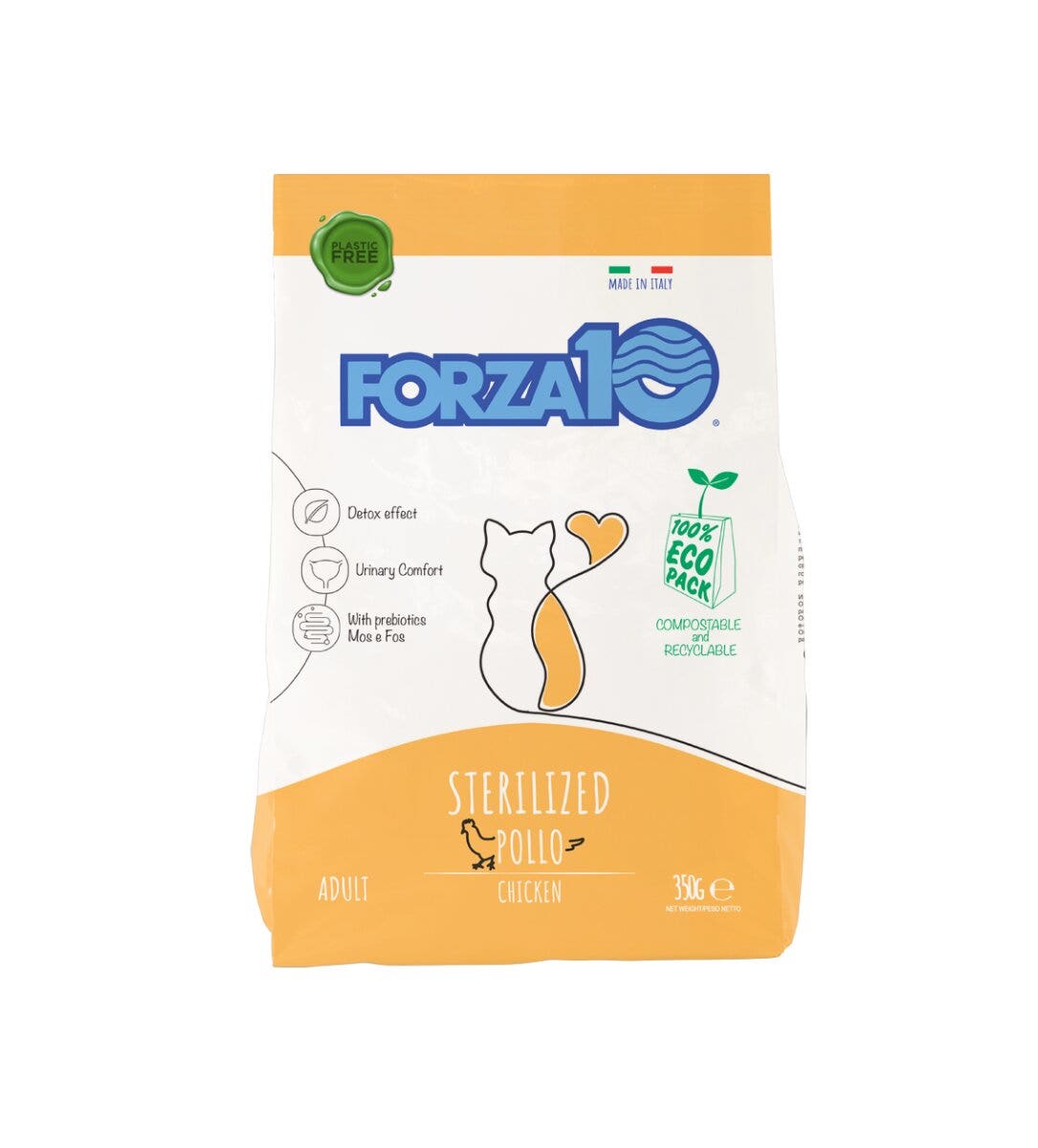 Forza10 Adult Maintenance Sterilized Crocchette Al Pollo Gatti Adulti Sacco 350g-2