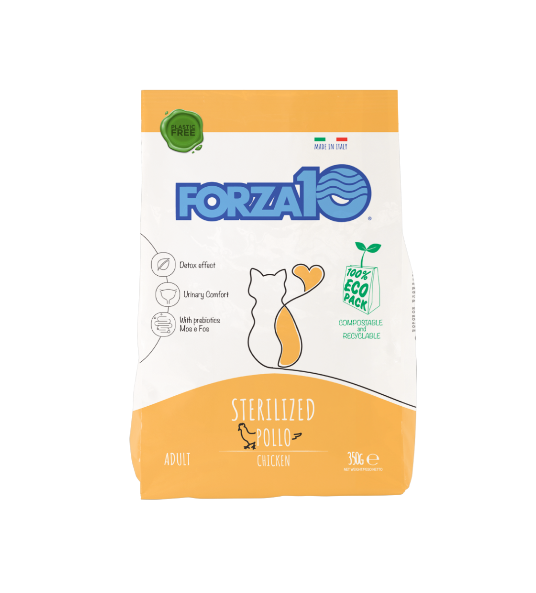 Forza10 Adult Maintenance Sterilized Crocchette Al Pollo Gatti Adulti Sacco 350g-1