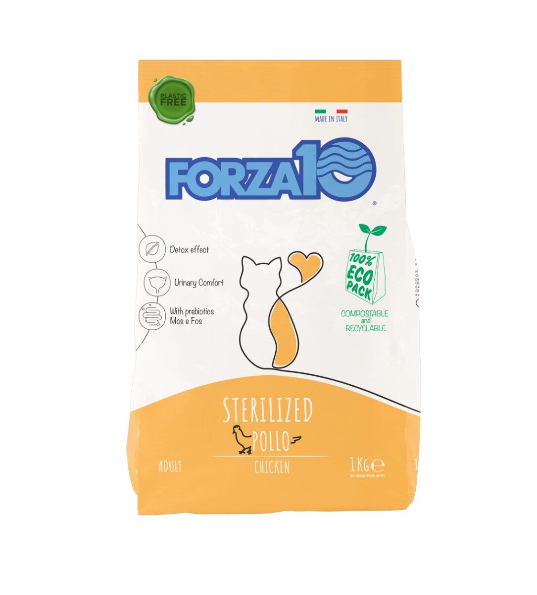 Forza10 Adult Maintenance Sterilized Crocchette Al Pollo Gatti Adulti Sacco 1kg-2