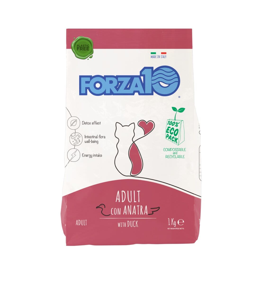 Forza10 Adult Maintenance Crocchette All'Anatra Gatti Adulti Sacco 1kg-2