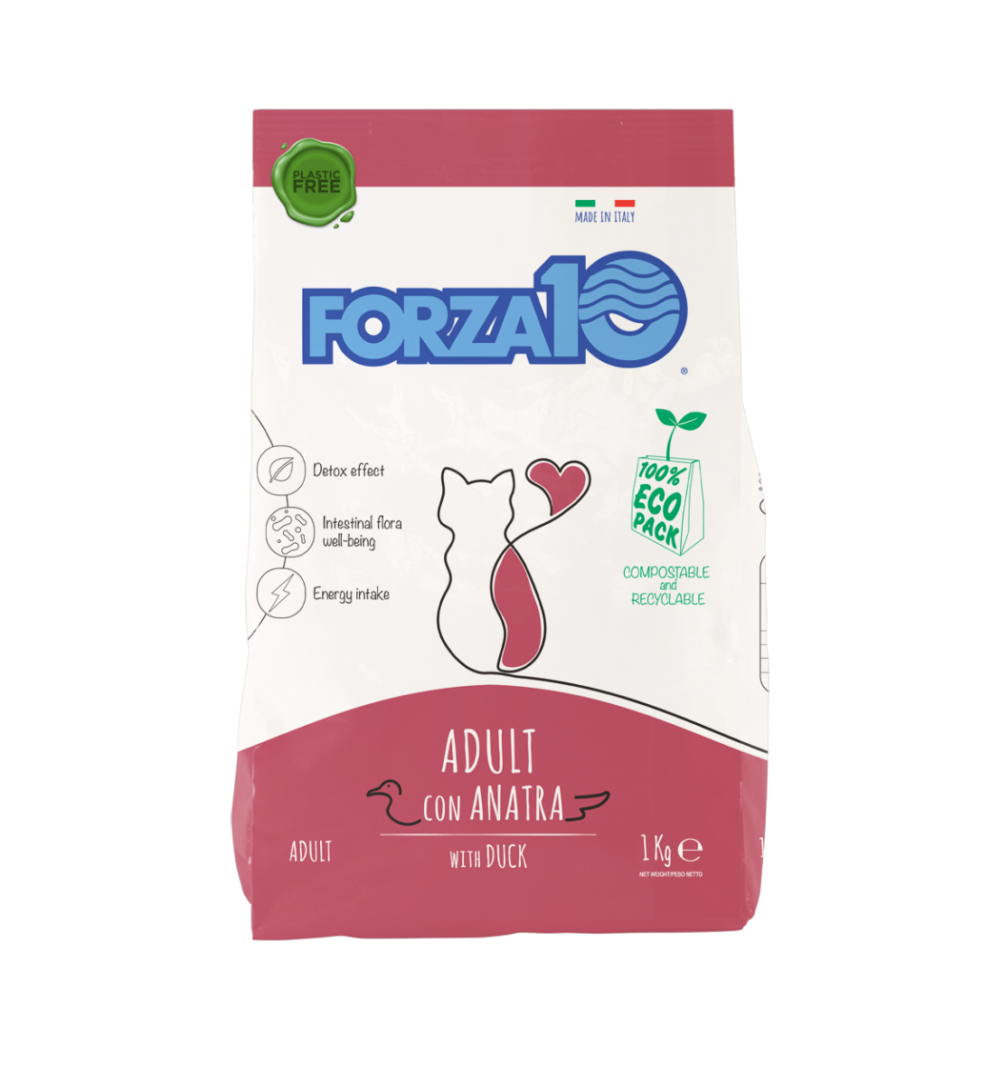 Forza10 Adult Maintenance Crocchette All'Anatra Gatti Adulti Sacco 1kg-1