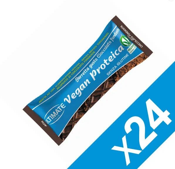 Ultimate Vegan Barretta Proteica Gusto Ciocco-Caffè 24 Pezzi-1
