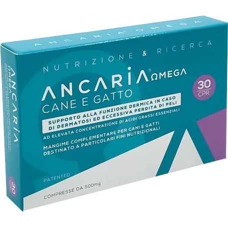 Ancaria Omega Mangime Complementare Per Cani E Gatti 30 Compresse-1