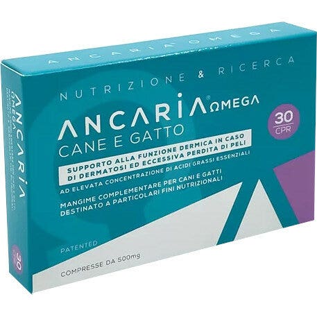 Ancaria Omega Mangime Complementare Per Cani E Gatti 30 Compresse-1
