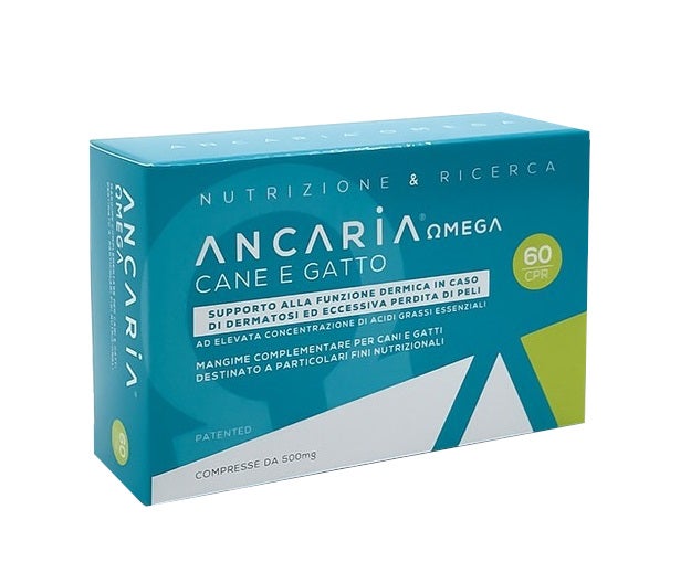 Ancaria Omega Mangime Complementare Per Cani/Gatti 60 Compresse-1