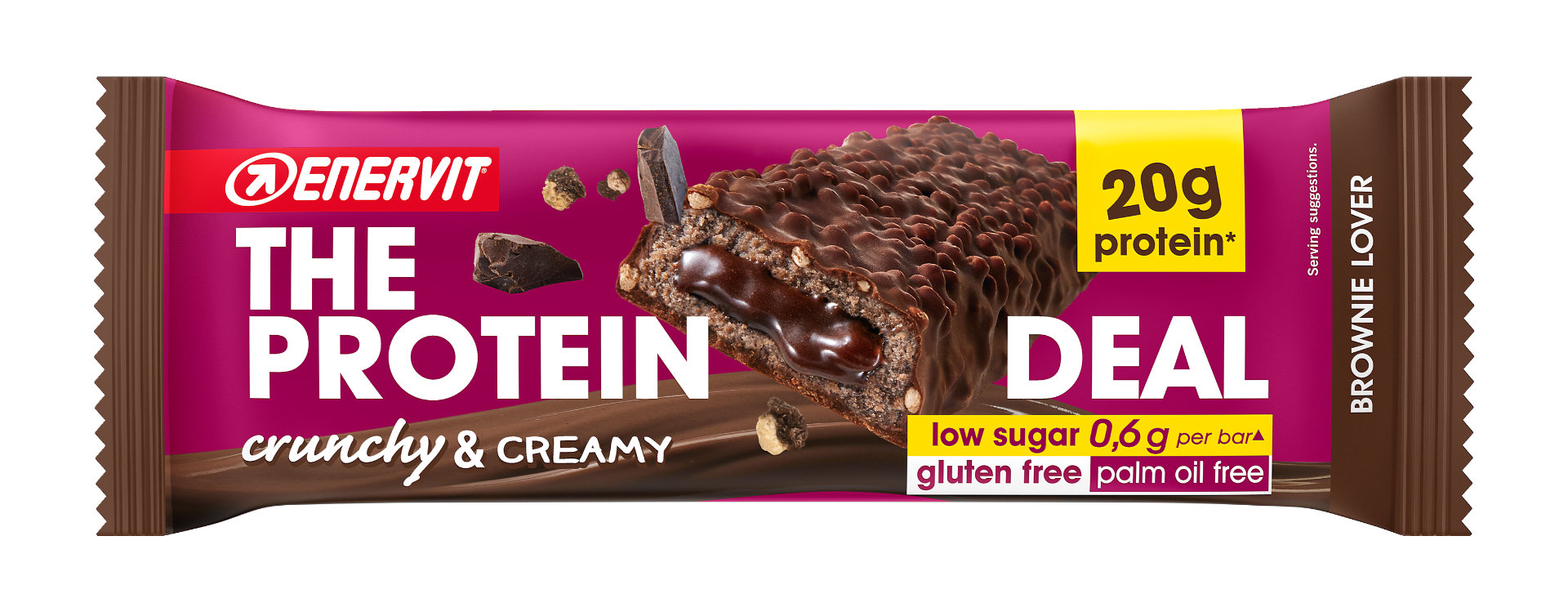 Enervit The Protein Deal Brownie Lover Barretta 55g-1