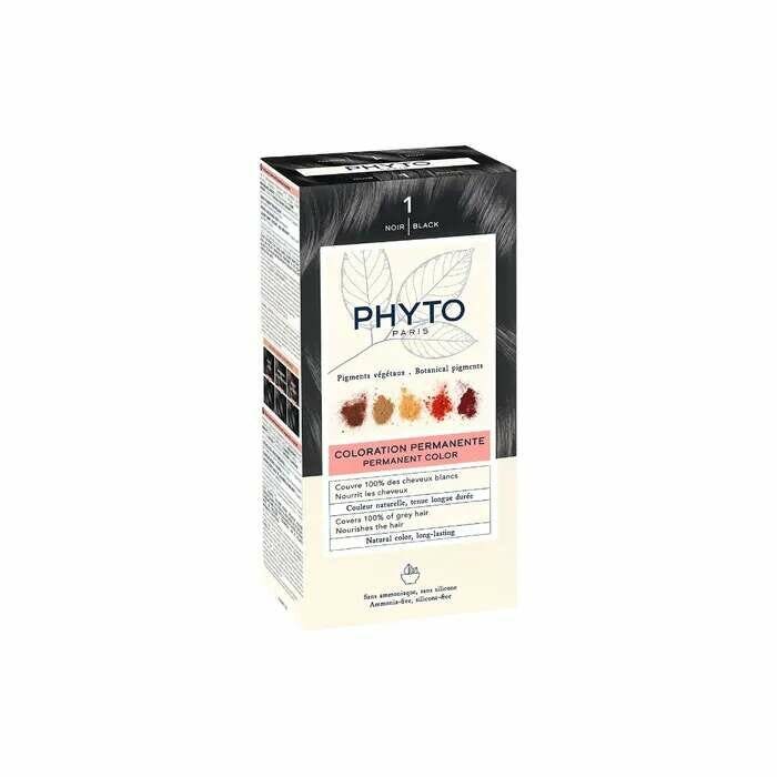 Phyto Phytocolor 1 Nero Colorazione Permanente Per Capelli-5
