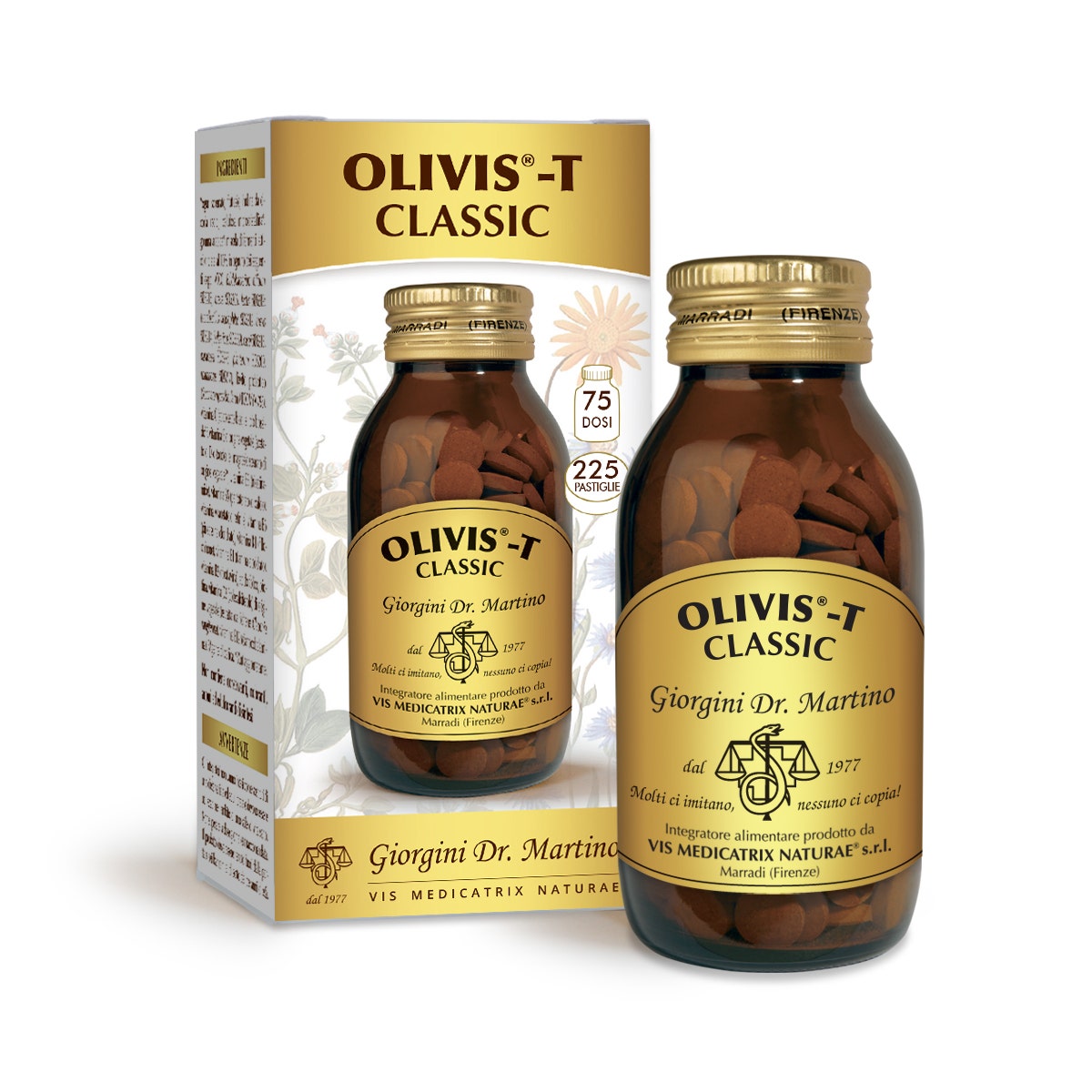 Dr. Giorgini Olivis-T Classic Integratore 75 Pastiglie-1