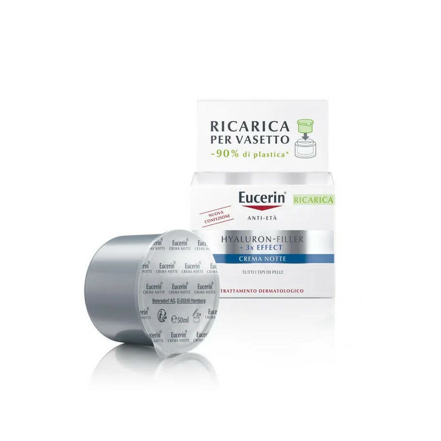 Eucerin Hyaluron Filler Notte Crema Viso Ricarica 50ml-8