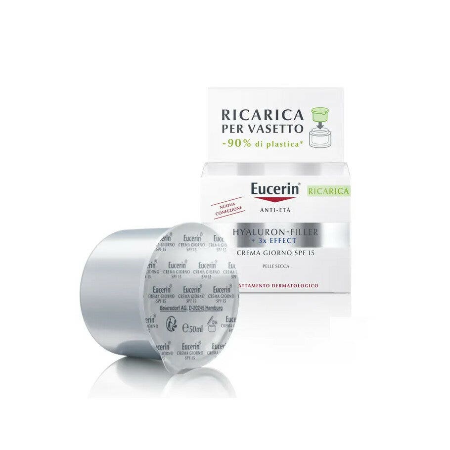 Eucerin Crema Hyaluron Filler Giorno SPF15 Ricarica 50ml-8