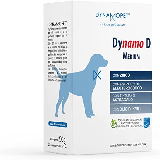 Dynamo D Medium Mangime Complementare Per Cani 20 Bustine-1