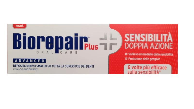 Biorepair Plus Dentifricio Sensibilità Doppia Azione 75ml-1