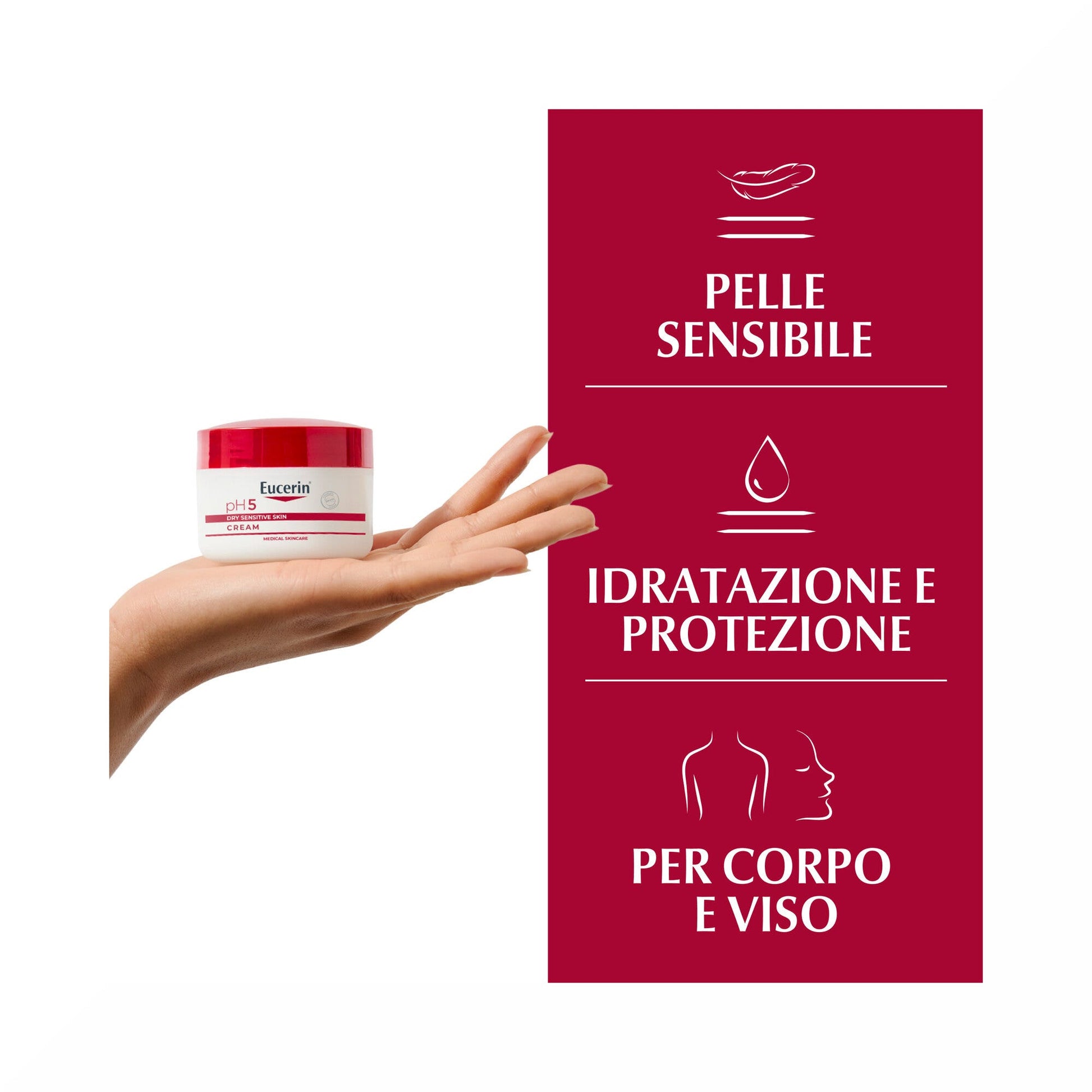 Eucerin pH5 Crema Pelle Sensibile E Secca crema corpo 75ml-3