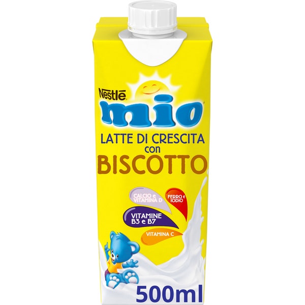 Nestlè Mio Latte Di Crescita Con Biscotto Liquido Brick 500ml-2
